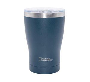 Mug acero inoxidable tapa gris 350 ml