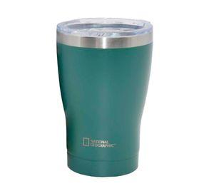 Mug acero inoxidable tapa verde 350 ml