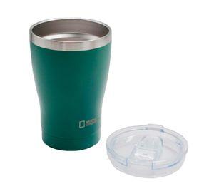 Mug acero inoxidable tapa verde 350 ml