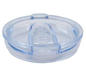 Mug Acero Inoxidable Tapa Transparente Rosca 350ml Blanco