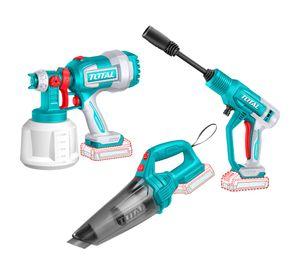 Kit herramienta pulverizadora + hidrolavadora + aspiradora TOSLI230522 20V