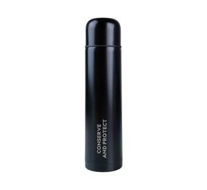 Termo bala acero inoxidable negro 1000 ml