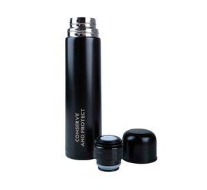 Termo bala acero inoxidable negro 1000 ml