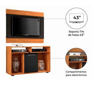Rack + Panel TV 43" Prisma café