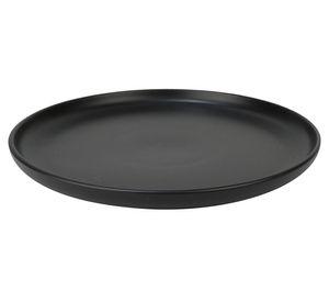 Set plato base Porto Servo negro 4 piezas
