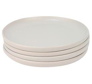 Plato pan Porto Servo blanco 4 piezas