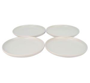 Plato pan Porto Servo blanco 4 piezas