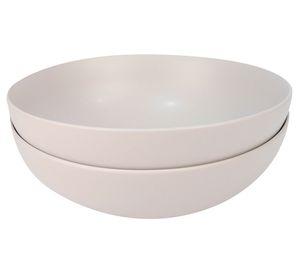 Set bowl ensalada Porto Servo blanco 2 piezas