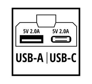 Adaptador batería TC-CP 18 Li USB A/C Solo