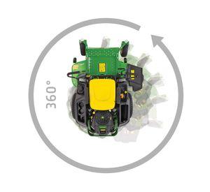 Tractor a gasolina jardín Giro Cero Z315E 20 HP 656 cc