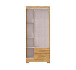 Clóset 3 puertas Classic marroco ripado 188x77.5x46 cm