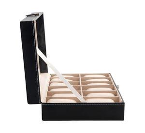 Organizador reloj Deluxe negro 12 relojes