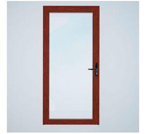 Puerta vidriada 75x200 cm termopanel izquierda madera Mundo Glass