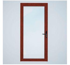 Puerta vidriada 80x200 cm termopanel izquierda madera Mundo Glass