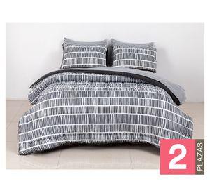 Set plumón sherpa + sábana 2 plazas Trazos