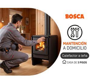 Mantención calefactor leña Bosca para casa 3 pisos