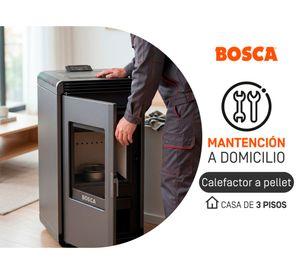 Mantención calefactor pellet Bosca para casa de 3 pisos