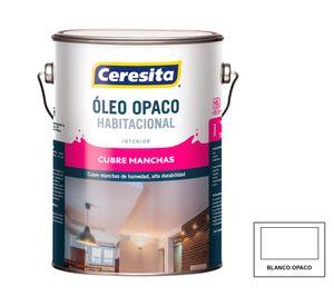 Óleo opaco habitacional blanco 1 galón