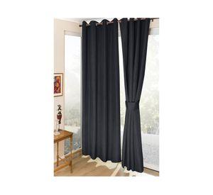 Juego cortina Melbourne 220x140 cm negro