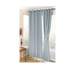Juego cortina Melbourne 220x140 cm gris