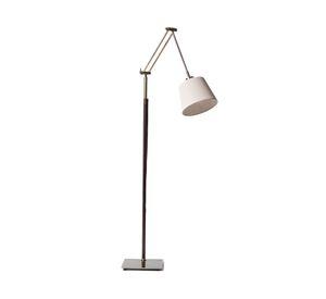 Lámpara pie articulada 40W E27 LED bronce