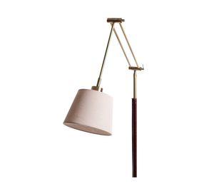 Lámpara pie articulada 40W E27 LED bronce