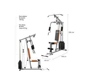 Home Gym Multifuncional TF-3000 Gris