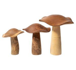 Figura decorativa set hongos
