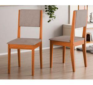 Juegos comedor 4 sillas Comedor Trento 4 sillas café/blanco/gris 78x90x90 cm