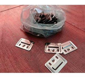 Pack clips montaje panel PVC 100 un.