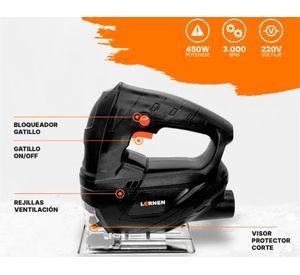 Sierra caladora 400W 3000 RPM + 10 sierras