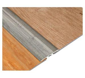 Moldura T Pvc Hoga 2Mt x 45mm Gris Absoluto