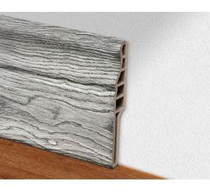 Guardapolvo Pvc Hoga 2Mt x 90mm Gris Oak