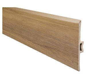 Moldura T Pvc Hoga 2Mt x 45mm Castaño