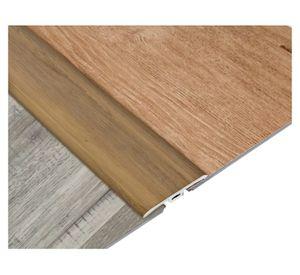 Moldura T Pvc Hoga 2Mt x 45mm Castaño
