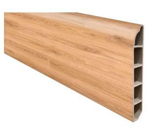 Guardapolvo Pvc Hoga 2Mt x 80mm Roble Suave