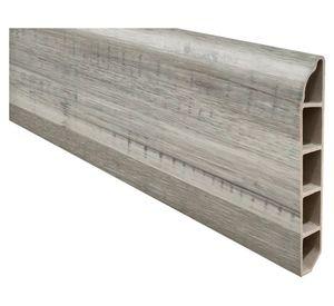 Guardapolvo Pvc Hoga 2Mt x 80mm Gris Absoluto