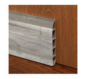 Guardapolvo Pvc Hoga 2Mt x 80mm Gris Absoluto