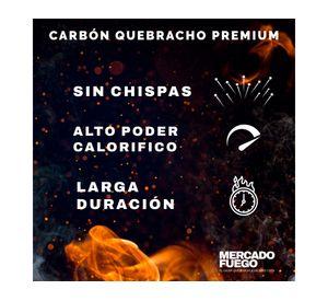 Carbón Quebracho blanco Premium 15 kg