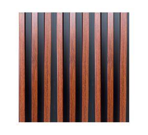 Panel revestimiento PVC café/negro 24 mm 0.41 m2