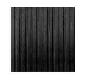 Panel revestimiento PVC negro 10 mm 0.39 m2