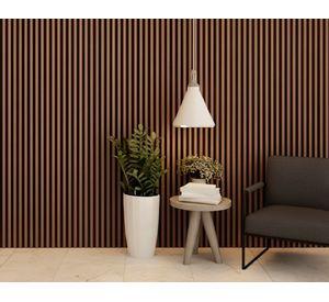Panel revestimiento PVC café/negro 10 mm 0.39 m2