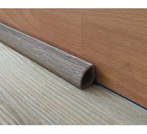 Cuarto rodón gris oak 1 mm 2 m