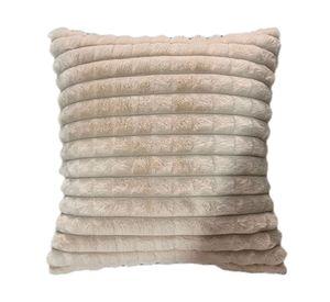 Cojín Velvet cuadrados New York beige 45x45 cm