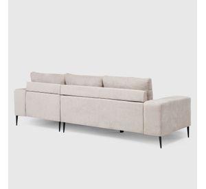 Sofá Seccional Derecho Moderno Beige Castelo KM2315RIV