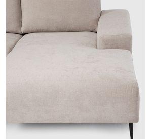 Sofá Seccional Derecho Moderno Beige Castelo KM2315RIV