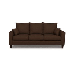 Sofá 3 Cuerpos Petra Café Tela – Confort y Estilo para tu Hogar