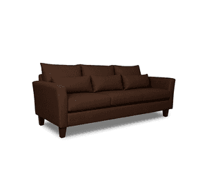 Sofá 3 Cuerpos Petra Café Tela – Confort y Estilo para tu Hogar