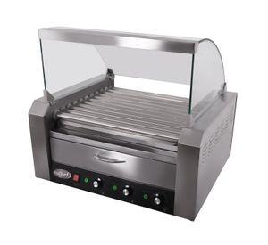 Roller Hot Dogs 11 Rodillos con Mantenedor de Pan