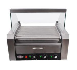 Roller Hot Dogs 11 Rodillos con Mantenedor de Pan